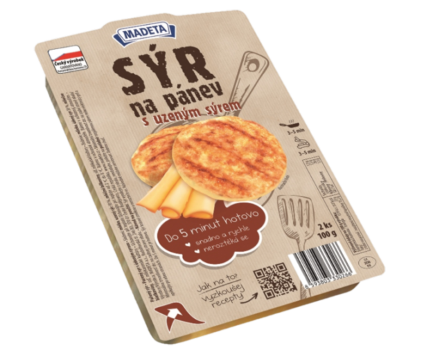 Syr na panvicu s údeným syrom